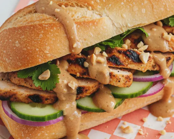 Satay Chicken Sub - Authentic Vietnamese banh mi in Calgary